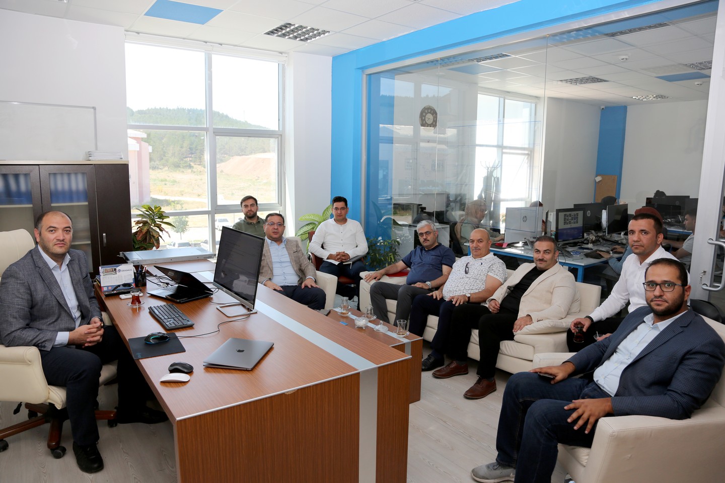 Sivas TSO Başkanı Mustafa Eken ve Meclis Üyeleri Ofisimizi Ziyaret Etti